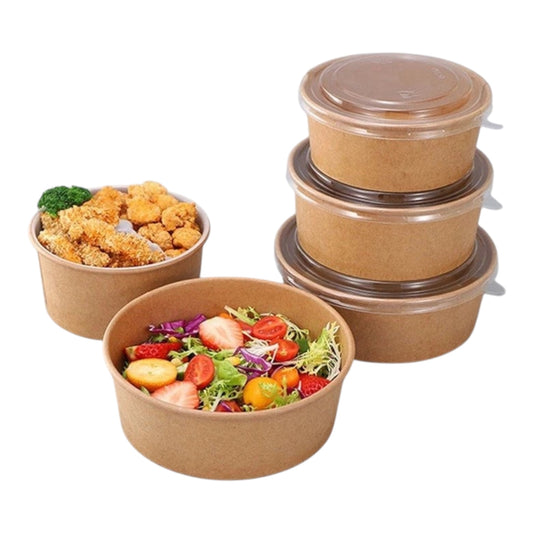 Round Kraft Food Bowl 750ML