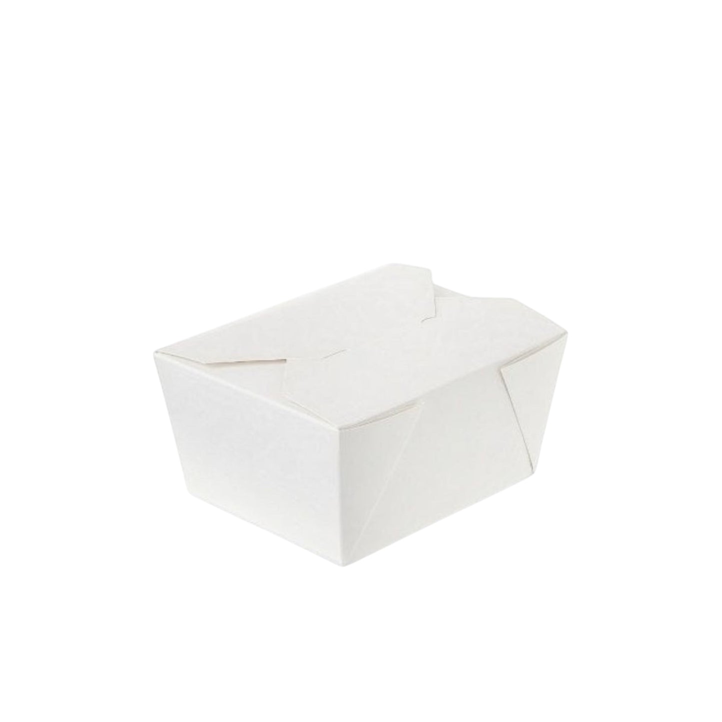 No 1 Food Box Leakproof White/White 750cc 110/127x90/106x65mm (pk 500)