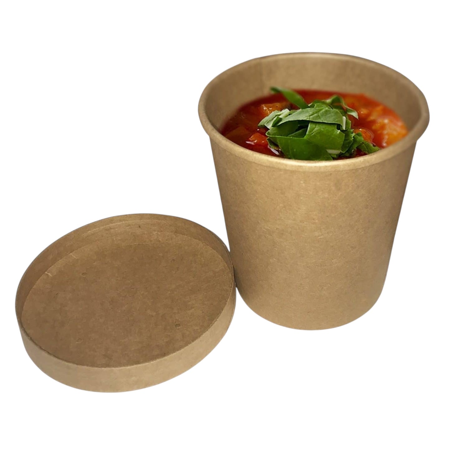 Brown Soup Container 12oz