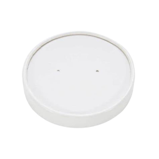 White Soup Container Lids 12oz