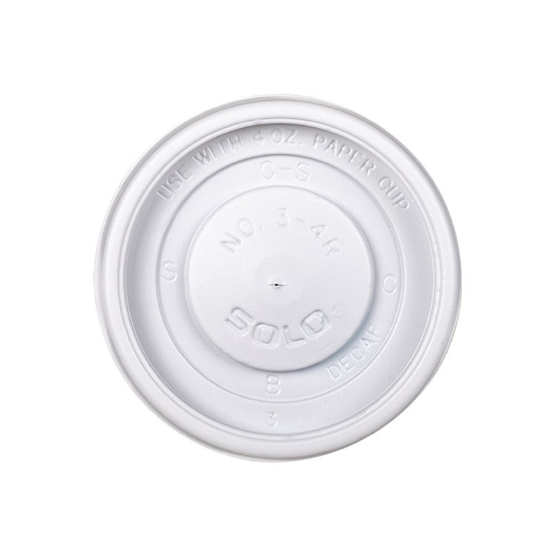 White Flat Lids 4oz