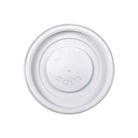 White Flat Lids 4oz