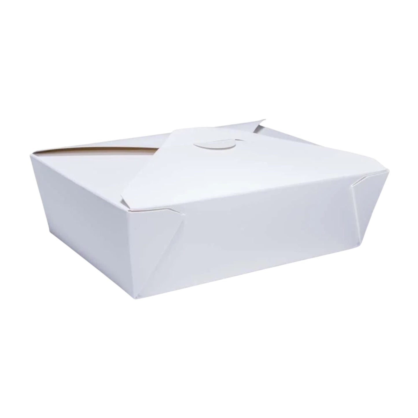  No3 Food Box Leakproof White/White 1965cc 192/215x140/155x65mm (pk 180)