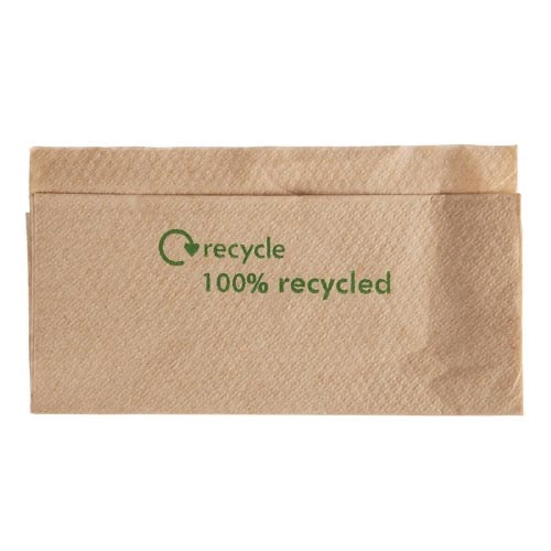  Novafold Recycled Kraft Napkin 1ply Dispenser (pkd 6000)