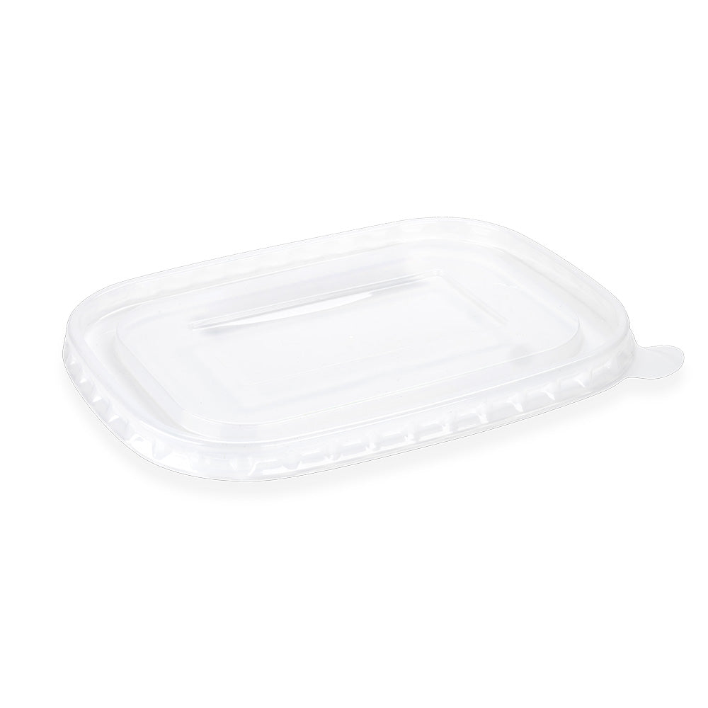 Clear PP/PET Rectangular Lid For All Sizes 500,750,1000ml