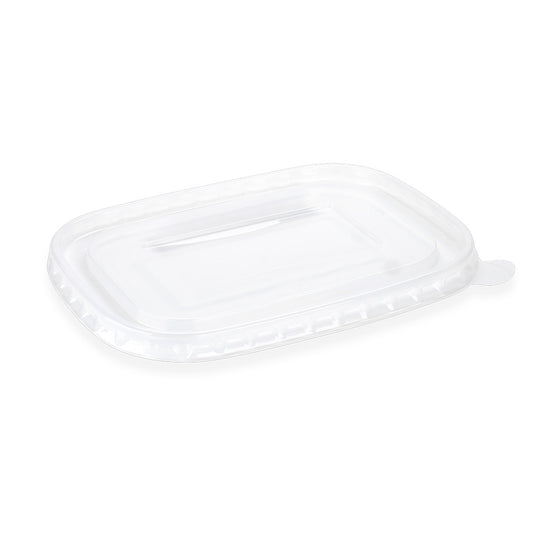 Clear PP/PET Rectangular Lid For All Sizes 500,750,1000ml