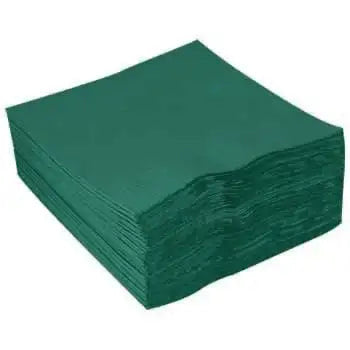 Forest Green 2-Ply Napkins [40x40cm] - Pack of 2000 for Restaurants & Events