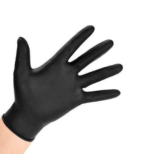 Nitrile Gloves Black Powder Free Medium