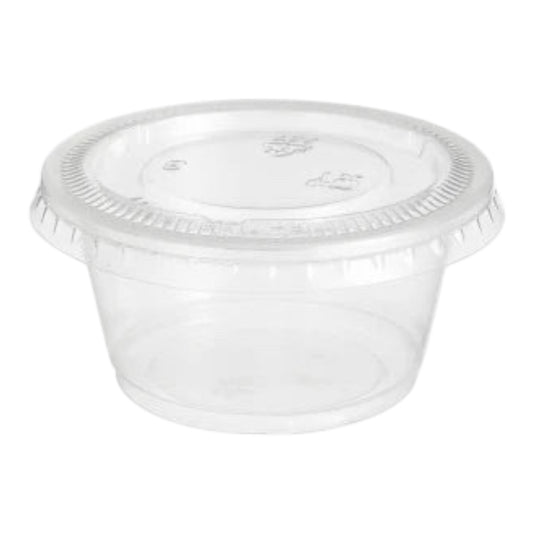 Heavy Duty Clear Sauce Pot 2oz