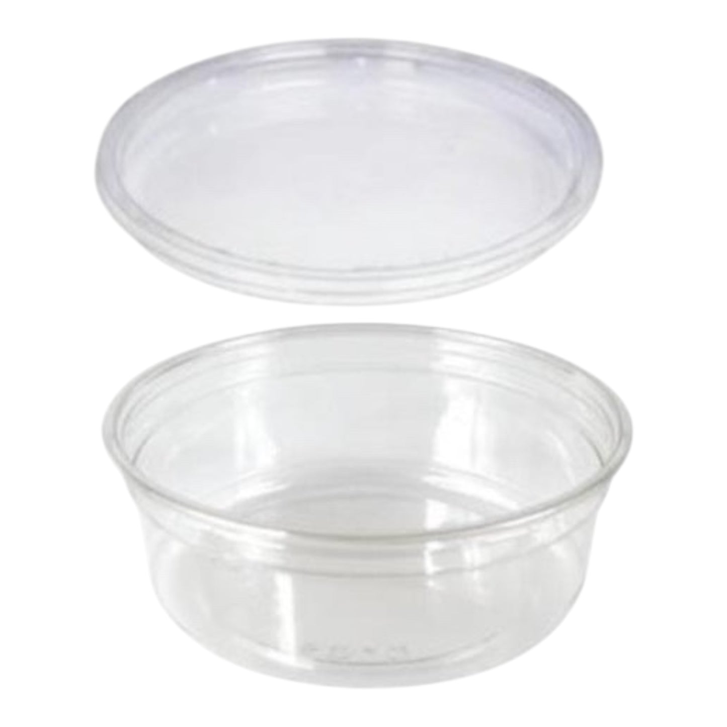 Clear Lids For Deli & Dessert Containers 8oz