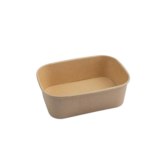 Rectangular Kraft Food Container 500ml