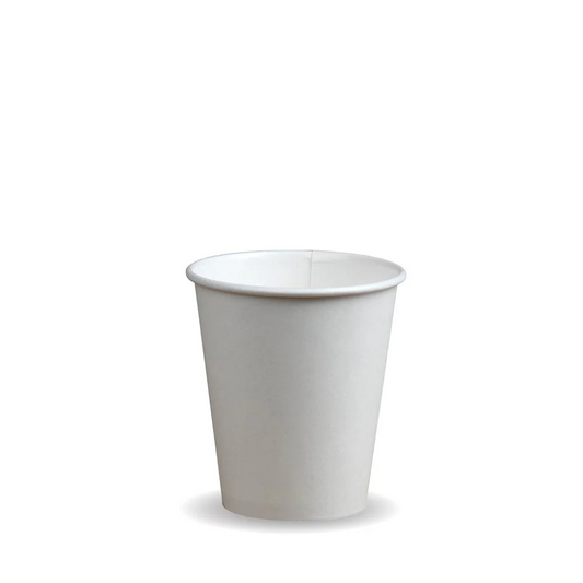 6oz White SingleWall Cup