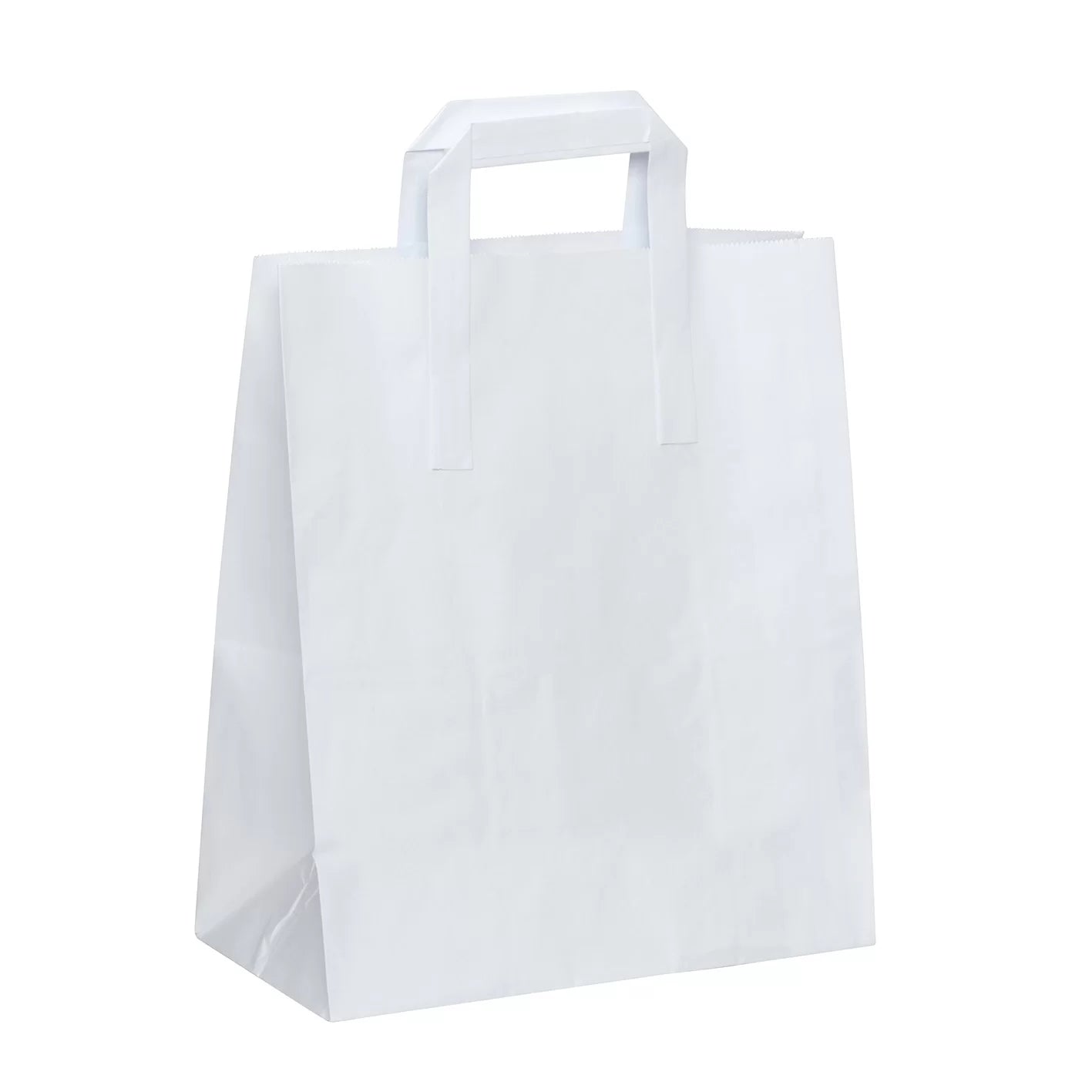 White Paper Carrier Bag Small