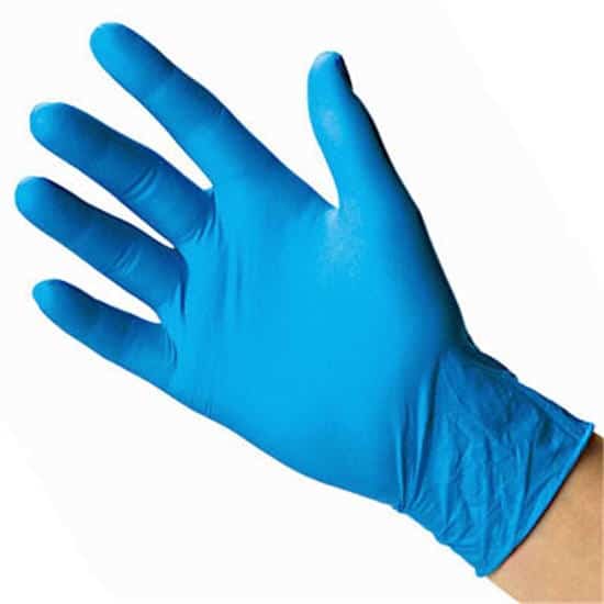 Nitrile Gloves Blue Powder Free Large