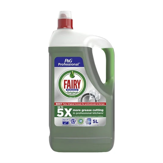 Fairy Professional Washing Up Liquid Original 5Ltr (2 pack)