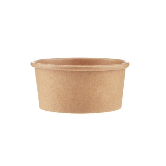 Kraft Paper Portion Pot & PET Lids